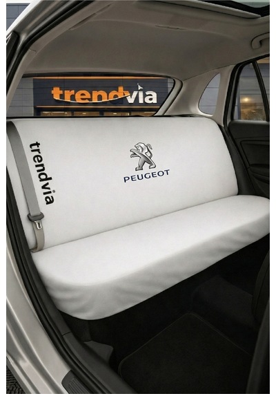 Peugeot Eski Logolu Oto Koltuk Kılıfı Ön Arka Set Penye Universal Koltuk Koruyucu Servis Kılıfı 49394301
