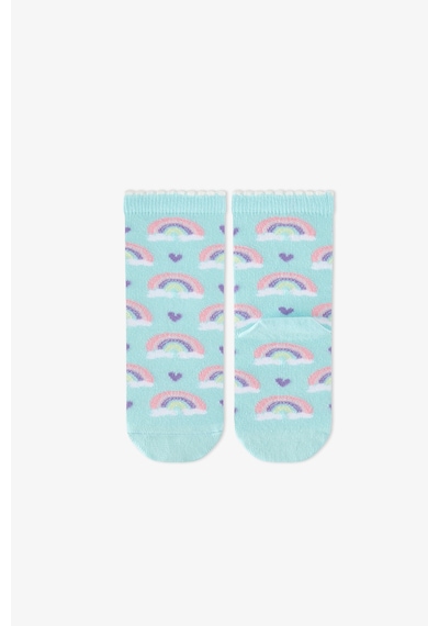 Penti Kız Çocuk Pembe Unicorn Sky Pamuklu 4 Çift Soket Çorap