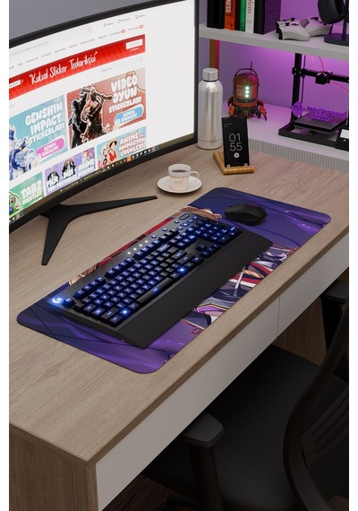 Wanderer Genshin Impact Anime Gacha V1 - 70x30 Xl Gaming Mouse Pad Fare Altlığı