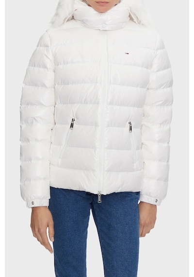 Tommy Jeans Bayan Mont Dw0dw19926 Ybr Beyaz Beyaz