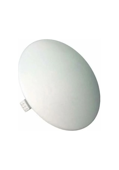 5'li Bombeli Buat Kapak 9 Cm Plastik Lüks Buat Kapağı Beyaz Lbk.0992 Elektrik Tesisat Kapağı