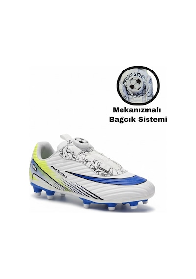 Airlaliga Erkek Çocuk Mekanızmalı Bağcık Özellikli Krampon L-620-kr Beyaz - Saks