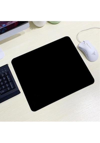 Klasse Classic Mouse Pad, 29x24 Ve 24x20 Cm Ofis Tipi, Küçük Ve Orta Boy, Kaymaz Taban, Pürüzsüz Yüzey, Baskısız Tip Masa Koruyucu, Ergonomik Mouse Ped Orta Boy 29x24 Cm