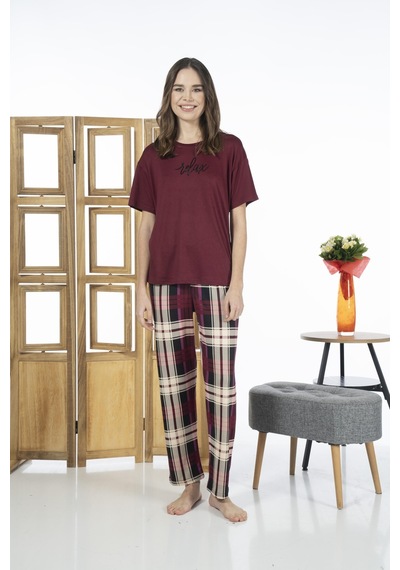 Estiva 24134 Kadın Kısa Kol Pijama Takım 001