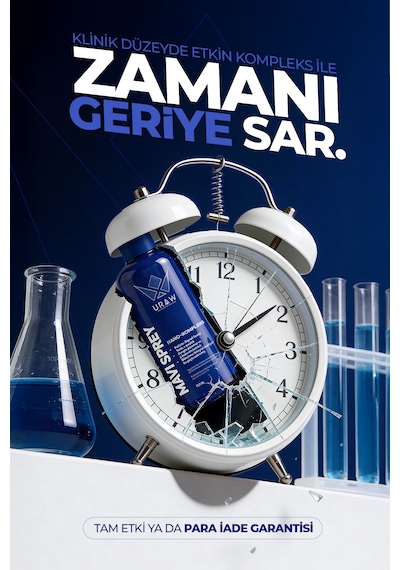 Uraw Saç Kökü Aktivasyon Desteği Mavi Sprey 6 x 125 ML