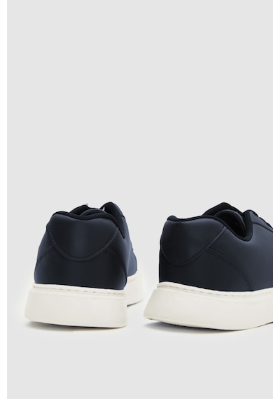 D's Damat 0EC09ORT0378 Lacivert Kalın Beyaz Tabanlı Bağcıklı Sneaker Ayakkabı Lacivert