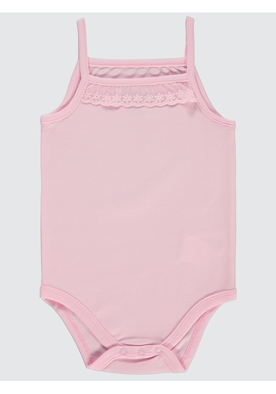 Civil Baby Kız Bebek Çıtçıtlı Badi 2-3 Yaş Pembe