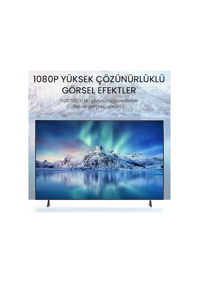 Veggieg Type-c To Vga 1080p 60hz Çevirici Dönüştürücü Kablo Adaptör