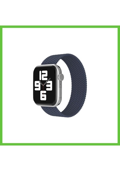 Bezos Watch 38mm Uyumlu Ayarlı Solo Silikon Kordon - Lacivert Dmc