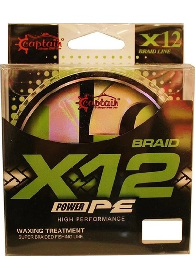 Captain X12 Power Pe İp Misina 0,16mm 150mt Green White - Standart