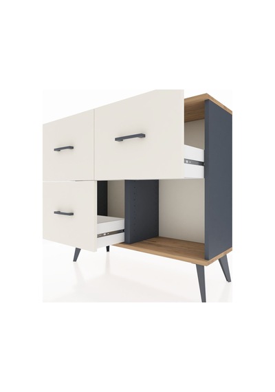 Arges Şifonyer 3 Çekmeceli 88x30x80 Antrasit-çam/aytaşı Çam/aytaşı Arges Şifonyer 3 Çekmeceli 88x30x80 Antrasit-çam/aytaşı Çam/aytaşı
