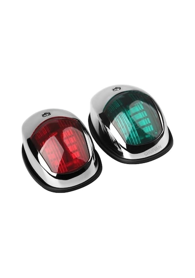 Shuıvan Seyir Feneri İskele Sancak 12v Led - Krom-1260