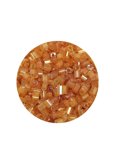 Kesme Cam Boncuk 2mm - 60 Gram - Şeffaf Altın - Bnc366