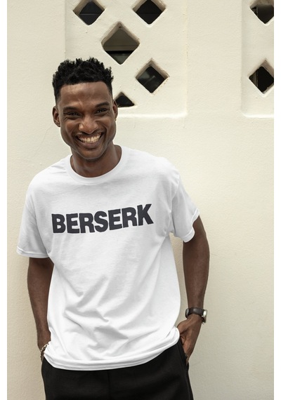 Guts Berserk Sırt Baskılı Unisex Oversize Anime Tişört Beyaz