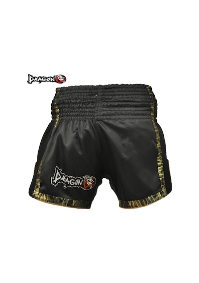 Dragon Mt2019 Federasyon Onaylı Muaythai Şortu Siyah
