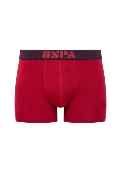 U.S. Polo Assn. U.s Polo Assn. 80521 Erkek Pamuklu 3'lü Boxer-bordo&lacivert&antrasit Bordo