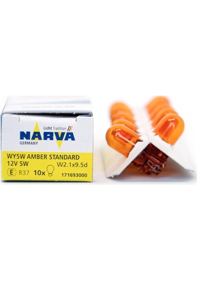 12v 5w T10 Turuncu 12961cp Amber 10 Adet