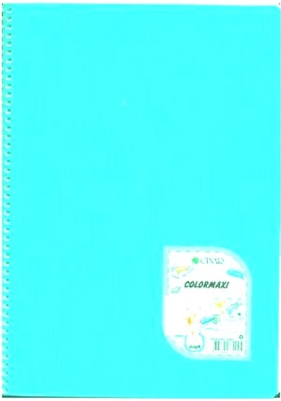 Çınar Colormaxi Spiralli Pp. Kap A5 60 Yp Çizgili Su Yeşili