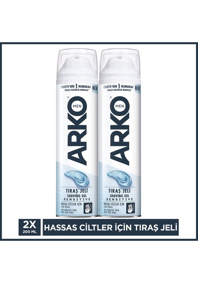 Sensitive Tıraş Jeli 2x200 Ml