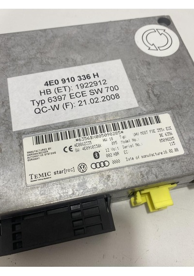 Audi Bluetooth Kontrol Modülü 4e0910336h 4e0862335