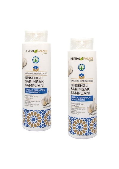 Herbal Palace Ginsengli Sarımsak Kokusuz Şampuanı 2 x 400 ml