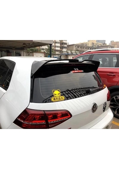 Volkswagen Golf 7 Oettinger Spoiler 2013 - 2020 Boyalı Parlak Siyah