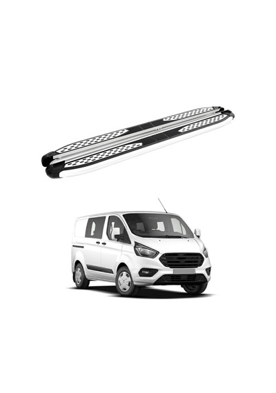Ford Custom 2012-2023 / Kısa Şasi Yan Basamak Plus Gri