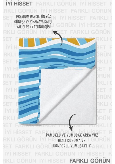 Güneş Deniz Temalı Modern Plaj Havlusu-marine Sarı Mavi Çizgili Havuz Hızlı Kuruyan Mikrofiber Havlu Yağmur Şeftali Güneş Deniz Temalı Modern Plaj Havlusu-marine Sarı Mavi Çizgili Havuz Hızlı Kuruyan Mikrofiber Havlu Yağmur Şeftali