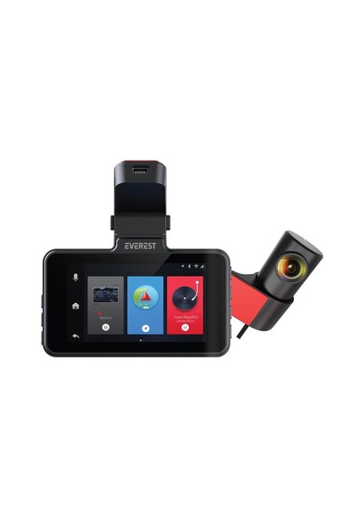 Everest Car15 3.0"ıps Ekran 1080p+720p 120 Açı G-sensor+wifi 64gb Tf Kartlı Araç Ön Ve Arka Kamera