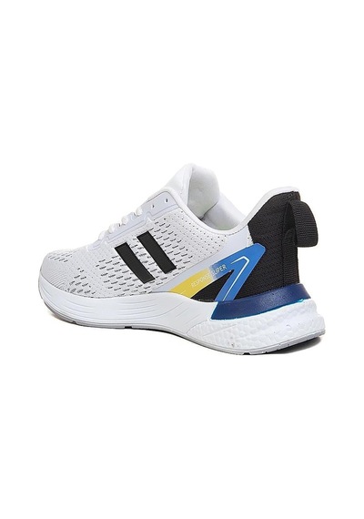Bluefeet Axs Beyaz Sarı Triko Erkek Sneaker Spor Ayakkabı Beyaz - Sarı