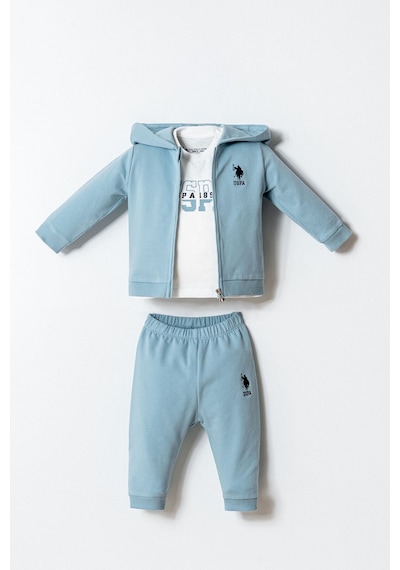 U.s. Polo Assn. Erkek Bebek Mavi 3lü Takım 5274-50030 mavi