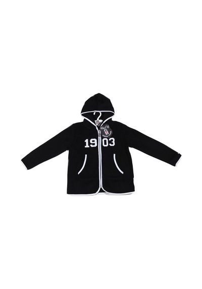 Beşiktaş Lisanslı Uzun Kol Kapşonlu Polar Sweat