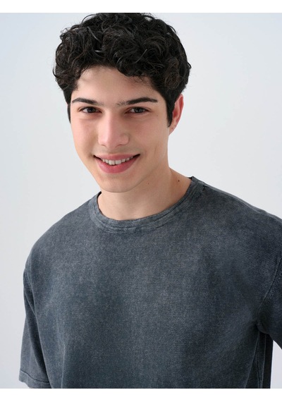Loft İndigo Erkek T-shirt Lf2039337 Indigo