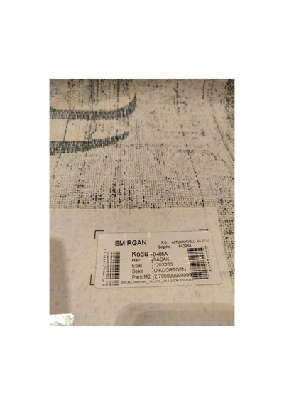 Emirgan D405a Krem-gri Halı