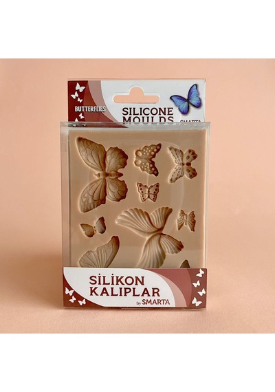 Smarta Silikon Kalıp Butterflies 13 x 10 x 1.5 CM