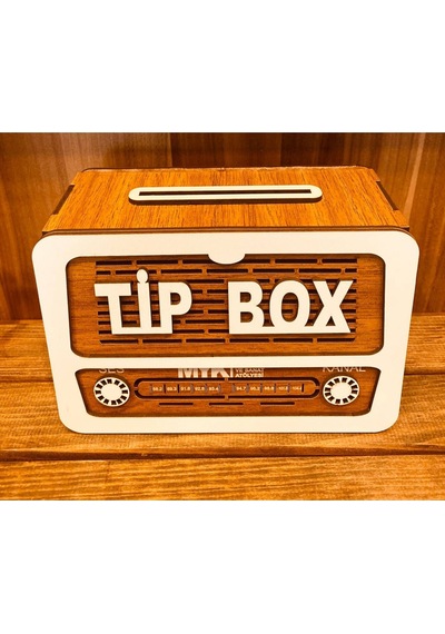 Myk Hediye Ve Sanat Tip Box Bahşiş Kutusu Kumbara 2 Adet Kumbara