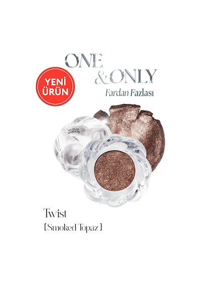 Yansımalı Krem Dokulu Çok Amaçlı Tekli Far Muzıgae Mansıon One&only Shadow Twist Smoked Topaz 01443330