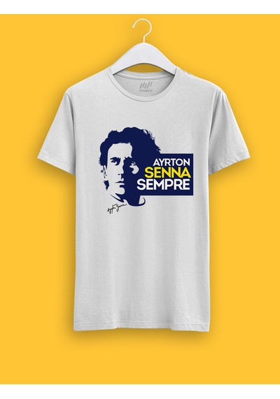 Fnbx Ayrton Senna Sempre T-shirt Beyaz