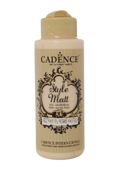 Style Matt Akrilik Boya 120ml 9017 Pastel Pembe 9017 Pastel Pembe