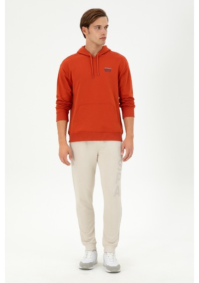 U.s. Polo Assn. Erkek Kiremit Sweatshirt 50293442-vr031 Kiremit