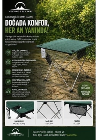 Apnea Voyager Life Dağcı Masa Küçük Boy Çok Renkli