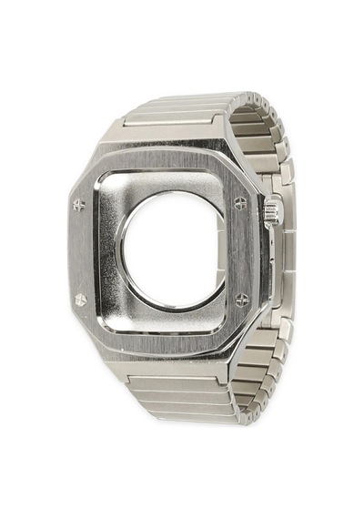 Zengemtx Newface Apple Uyumlu Watch 45mm Kr409 Metal Kordon - Gümüş