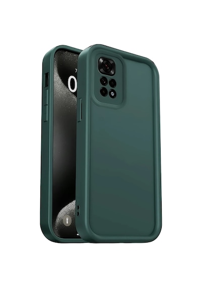 Uryport Xiaomi Redmi 10 2022 Kılıf Viera Silikon - Koyu Yeşil
