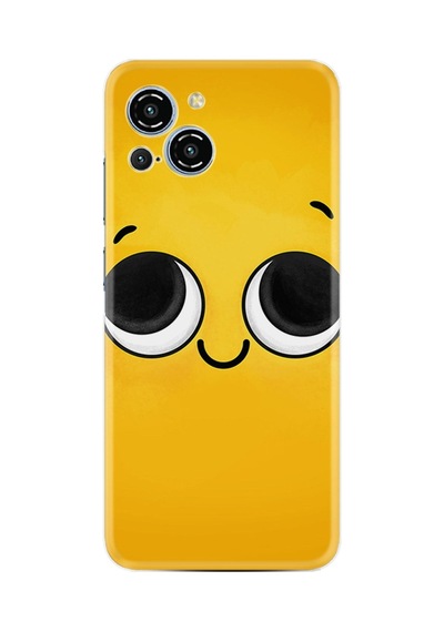 Reeder S23 Max Pro Kılıf Resimli Desenli Silikon Platinium Series Yellow 1831