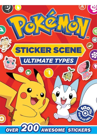 Pokémon Ultimate Types Sticker Scene Over 200 Stickers Farshore
