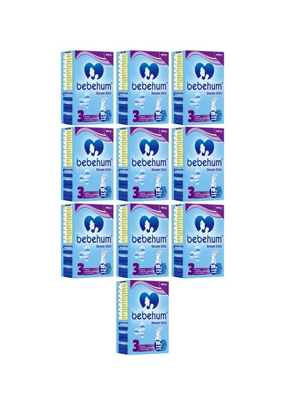 Bebehum 3 Devam Sütü 400 Gr 9-12 Ay 10 Adet
