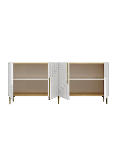 Ka1528dbg Evva Konsol Ve Tv Sehpası Safirmeşe-beyaz-gold 150cm