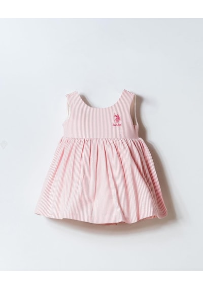 U.S. Polo Assn. U.s. Polo Assn Kız Bebek Elbise Pembe-2291 Pembe