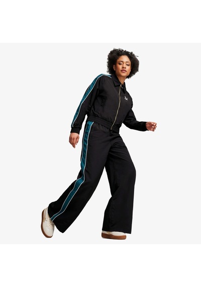 Puma T7 Track Kadın Siyah Eşofman Üstü Düz 626806