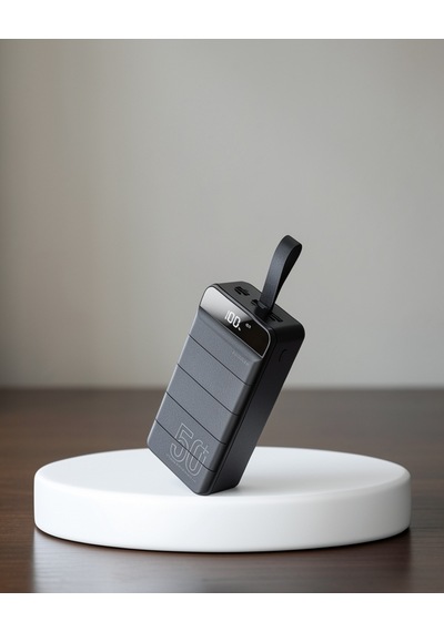 50.000 Mah Powerbank, Type-c, Lightning, Micro Usb Uyumlu Çok Renkli